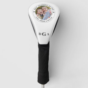 BESTER OPAPA NACH PAR Foto-Monogramm Golf Headcover