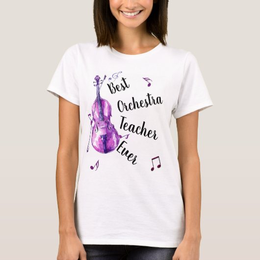 Bester Orchesterlehrer je Pattern T - Shirt (Vorderseite)