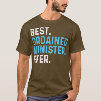Bester ordinierter Minister je Hochzeitsoffizier M T-Shirt
