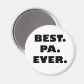 Bester Pa je Magnet (Vorderseite/Rückseite)