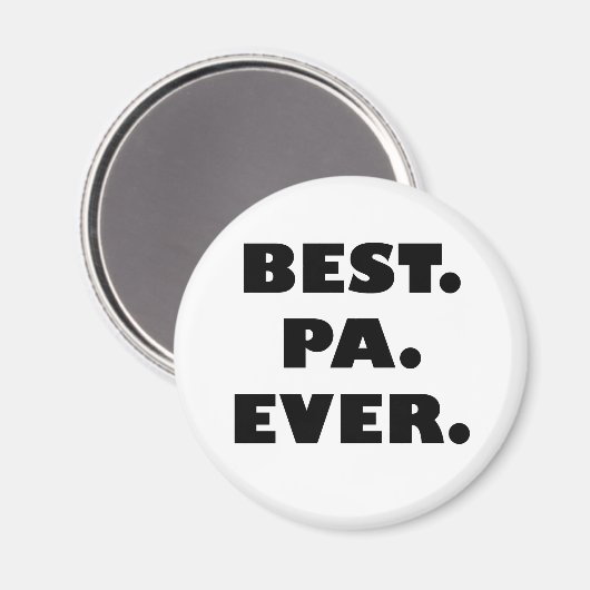 Bester Pa je Magnet (Vorderseite/Rückseite)
