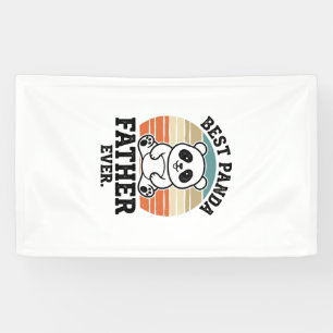Bester Panda-Vater Aller Zeiten Vintage-Panda-Shir Banner
