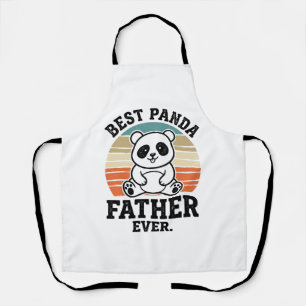 Bester Panda-Vater Aller Zeiten Vintage-Panda-Shir Schürze