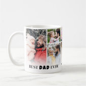 Bester Papa 8 Foto Collage Vater Kaffeetasse (Links)