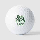 Bester Papa Aller Custom-Farbe Golfball (Vorderseite)