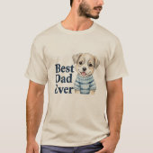 Bester Papa Aller Cute Welpe im Pullover Herren (Vorderseite)