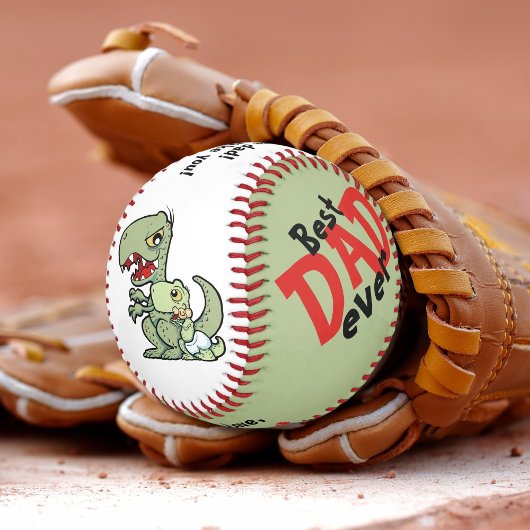 Bester Papa Aller Daddysaurus Dinosaurier Junge Baseball
