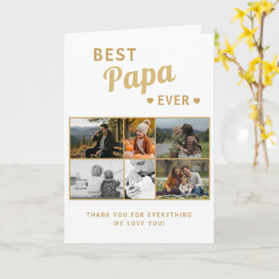 Bester Papa Aller Familie Vatertag 6 Fotos Karte