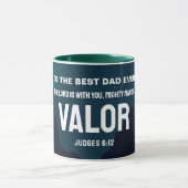 Bester Papa Aller MUTIGER MANN DES MUTES Christlic Tasse (Zentrum)