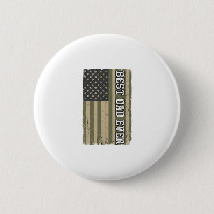 Bester Papa Aller Patrioten Flagge Vintage Vater S Button