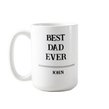 Bester Papa Aller Personalisierte Tasse mit Namen