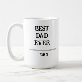 Bester Papa Aller Personalisierte Tasse mit Namen