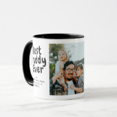 Bester Papa Aller Zeiten 2-Foto-Collage und indivi Tasse (Vorderseite Links)