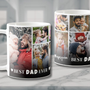 Bester Papa Aller Zeiten 8 Foto Collage Tag des Va Kaffeetasse