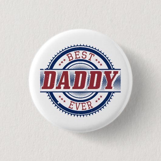 Bester Papa Aller Zeiten Benutzerdefinierte Taste Button (Vorderseite)