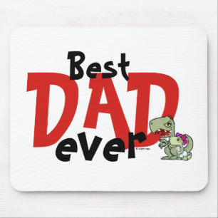 Bester Papa Aller Zeiten Daddysaurus Baby Mädchen Mousepad