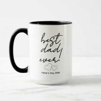 Bester Papa aller Zeiten! (Herzen) Tasse
