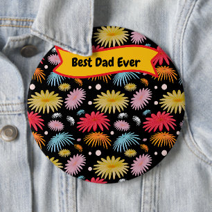 Bester Papa Aller Zeiten Individuelles Typografie- Button