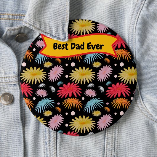 Bester Papa Aller Zeiten Individuelles Typografie- Button (Beispiel)