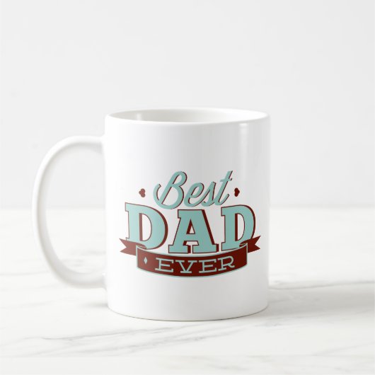 Bester Papa Aller Zeiten Kaffeetasse (Links)