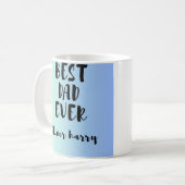 Bester Papa Aller Zeiten Personalisierter Becher Kaffeetasse (Vorderseite Links)