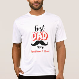 Bester Papa Aller Zeiten Personalisiertes Vatertag T-Shirt