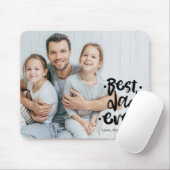Bester Papa Aller Zeiten Schwarzes individuelles F Mousepad (Mit Mouse)