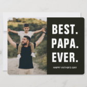 Bester. Papa. Aller Zeiten. Vatertag (Vorderseite)