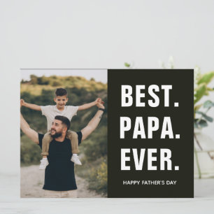 Bester. Papa. Aller Zeiten. Vatertag Ankündigung