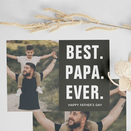 Bester. Papa. Aller Zeiten. Vatertag  Karte