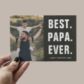 Bester. Papa. Aller Zeiten. Vatertag  Karte