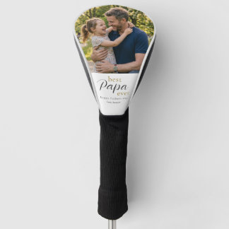 Bester Papa Allerwende Vatertagsgeschenk Foto Golf Headcover