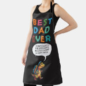 Bester Papa Allerzeit Personalisierte Dinosaurier Schürze (InSitu)