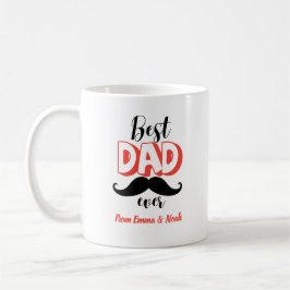 Bester Papa Allerzeit Personalisiertes Vatertagsge Kaffeetasse
