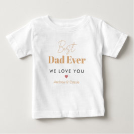 Bester Papa Baby T-shirt