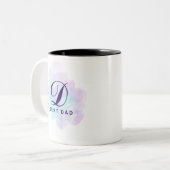 Bester Papa Becher Zweifarbige Tasse (Vorderseite Links)