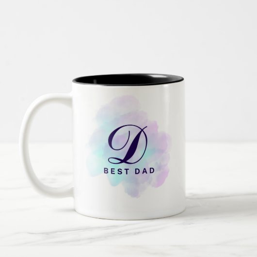 Bester Papa Becher Zweifarbige Tasse (Links)