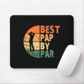 Bester Papa beim Par Golfen Lustiger Golf Golfer Mousepad (Mit Mouse)