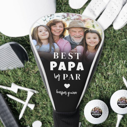 Bester Papa By Par Foto Golf Headcover