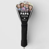 Bester Papa By Par Foto Golf Headcover (Vorderseite)