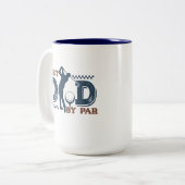 Bester Papa By Par Kaffeetasse (Vorderseite Links)