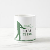 BESTER PAPA BY PAR Monogramm Golfspieler Kaffeetas Kaffeetasse (Mittel)
