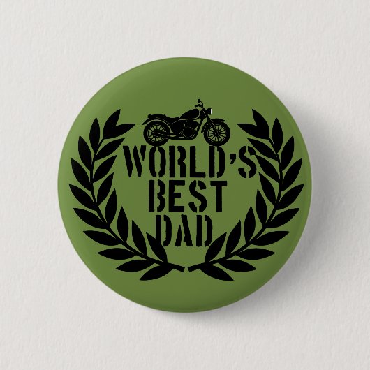 Bester Papa der Welt Button (Vorderseite)
