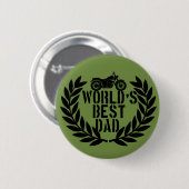 Bester Papa der Welt Button (Vorne & Hinten)