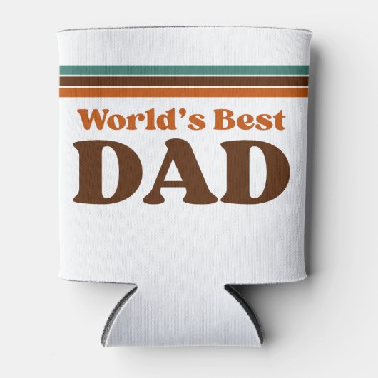 Bester Papa der Welt  Dosenkühler (Vorderseite)