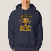 Bester Papa der Welt Geschenk – Einzigartiger Vate Hoodie (Vorderseite)