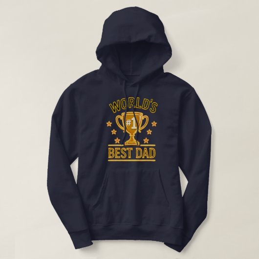 Bester Papa der Welt Geschenk – Einzigartiger Vate Hoodie (Design vorne)