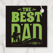 Bester Papa der Welt Geschenkanhänger (Rückseite)