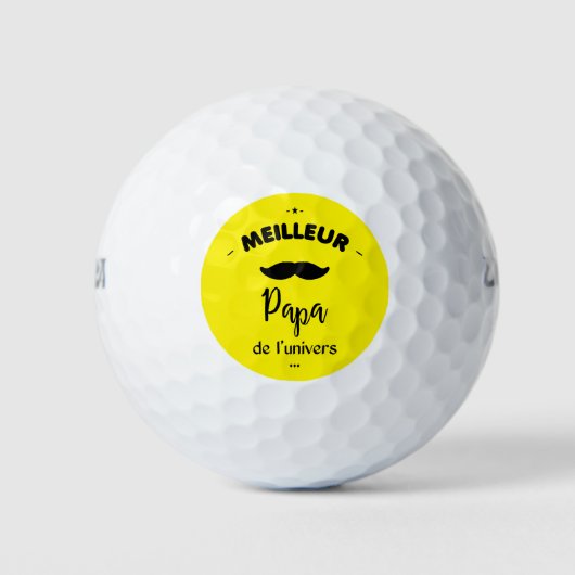 Bester Papa der Welt Golfball (Vorderseite)
