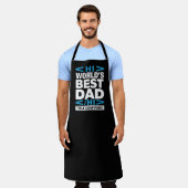 Bester Papa der Welt H1 HTML-Code Grillen Schürze (Getragen)